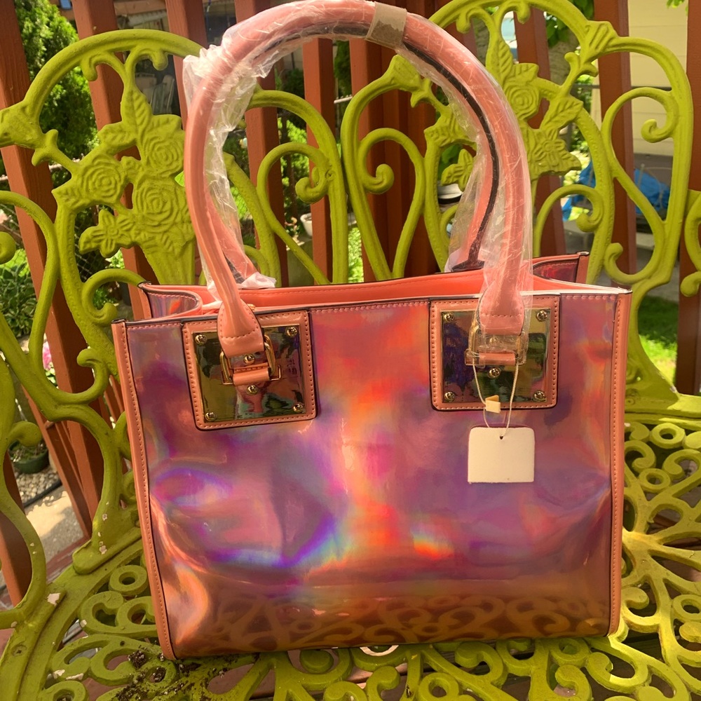 Holographic Pink Tote Bag